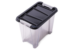 Κουτί Αποθήκευσης Πλαστικό Dea Home Jolly M30xΠ20xY24cm 6.5lt Γκρι με 4 Ρόδες