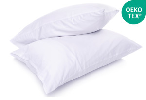 Σετ Μαξιλάρι Ύπνου Zakartex Microfiber Classic 65x35cm 2τμχ