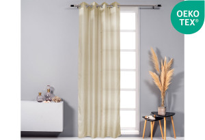 Κουρτίνα Easy Home Piano 260x140cm Εκρού με Τρουκς