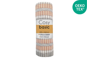 Σεντόνι Υπέρδιπλο Ionion Cosy Basic Lines 260x220cm