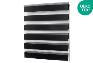 Ρολό Σκίασης Υφασμάτινο Central Home Zebra 230x200cm Μαύρο