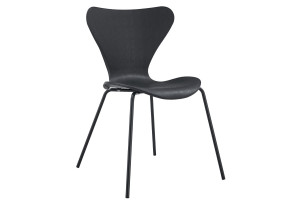 Καρέκλα Homefit Lois M52xΠ49xY79cm Μαύρη