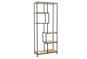 Βιβλιοθήκη Homefit Plegma New Μ77xΠ33xΥ185cm Σονόμα