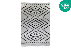 Χαλί Bioafrol Como 280x200cm (COM332 CREAM BLACK)