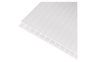 Φύλλο Πολυκαρβονικό Showood PC 105x100cm Γαλακτερό 6mm