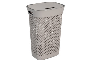 Καλάθι Απλύτων Dea Home Wοolly 60lt Γκρι