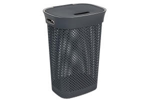 Καλάθι Απλύτων Dea Home Wοolly 60lt Ανθρακί