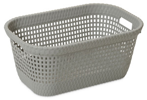 Καλάθι Ρούχων Dea Home Rattan 45lt Γκρι