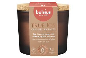 Αρωματικό Κερί Bolsius True Joy Φ6.6x8.3cm Oriental Softness