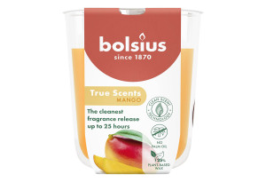 Αρωματικό Κερί Bolsius True Scents Φ8x7.3cm Mango