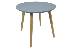 Βοηθητικό Τραπέζι Homefit Tres Γαλάζιο Φ48xΥ44.5cm