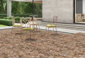 Γρανιτοπλακάκι Rivestone 45x45cm Καφέ