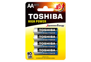 Μπαταρίες Αλκαλικές ΑΑ Toshiba High Power 4τμχ