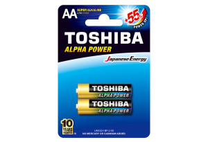 Μπαταρίες Αλκαλικές ΑΑ Toshiba Alpha Power 2τμχ