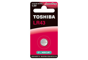 Μπαταρία Αλκαλική LR43 Toshiba Buttons