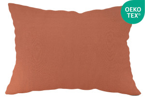 Διακοσμητική Μαξιλαροθήκη Zakartex 50x30cm Solid Terracotta