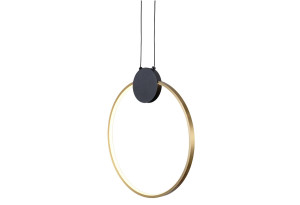 Κρεμαστό Φωτιστικό LED Arte Illumina Ring Χρυσό Φ40cm