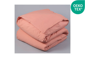 Παπλωματοθήκη Διπλή Easy Home Supreme Σομόν 240x220cm