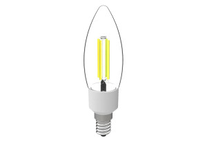 Λάμπα LED Filament Wellio 2.5W E14 C35 525lm Φυσικό Λευκό