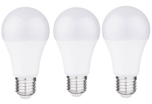 Σετ 3 Λάμπες LED Wellio 8.8W E27 A60 810lm Θερμό Λευκό
