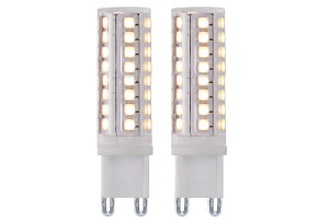 Σετ 2 Λάμπες LED Wellio 6W G9 580lm Θερμό Λευκό