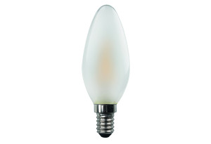 Λάμπα LED Filament Frost Dimmable Wellio 6.5W E14 C37 806lm Ψυχρό Λευκό