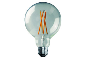 Λάμπα LED Filament Dimmable Wellio 16W E27 G125 2300lm Φυσικό Λευκό