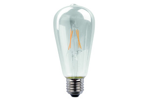 Λάμπα LED Filament Dimmable Wellio 11W E27 ST64 1600lm Φυσικό Λευκό