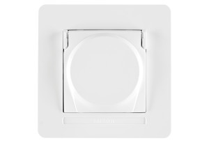 Πρίζα Σούκο με Καπάκι 16A IlluminON Selena Λευκή
