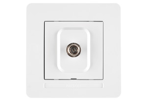 Πρίζα TV F Connector IlluminON Selena Λευκή