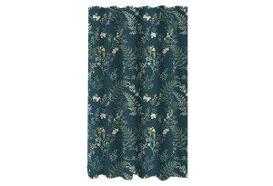 Κουρτίνα Μπάνιου Ionion Dark Fern Υφασμάτινη 180x180cm