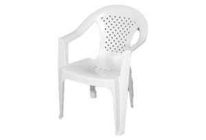 Πολυθρόνα Miltoplast Andria Μ60xΠ60xΥ80cm Λευκή