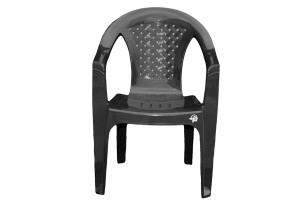 Πολυθρόνα Miltoplast Andria Μ60xΠ60xΥ80cm Ανθρακί