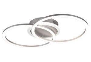 Πλαφονιέρα LED RL Venida Round Νίκελ Ματ