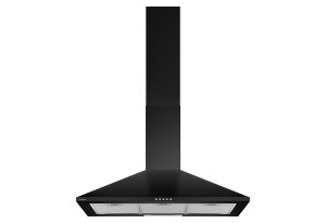 Pyramis Απορροφητήρας Καμινάδα 90cm Μαύρος