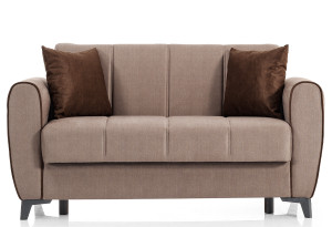 Καναπές Κρεβάτι Διθέσιος Interium Leo Taupe 156x85cm