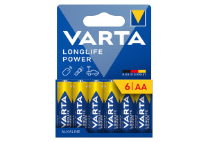 Μπαταρία Αλκαλική Varta Longlife Power AA 6τμχ
