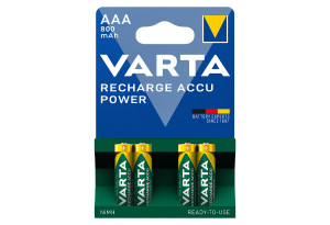 Μπαταρία Επαναφορτιζόμενη Varta AAA 4τμχ