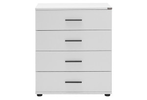 Συρταριέρα Adore Delos Μ65xΠ41xΥ78cm Λευκή