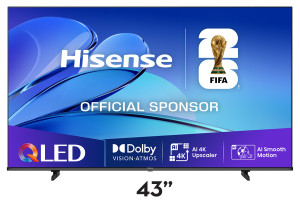 Hisense 43E7Q QLED 4K UHD Smart Τηλεόραση 43"