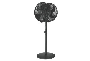 Eurolamp Ανεμιστήρας Ορθοστάτης Φ40cm 120W με Διπλή Κεφαλή