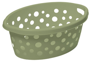 Καλάθι Ρούχων DEA Home Bubble Sage Green 25lt