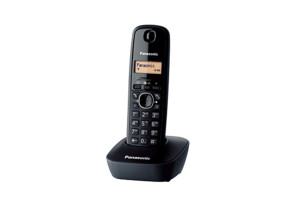 Panasonic KX-TG1611GRΗ Ασύρματο Τηλέφωνο Μαύρο