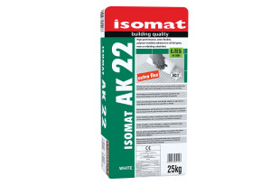 Isomat AK-22 Κόλλα Πλακιδίων Λευκή 25kg C2 TE S1