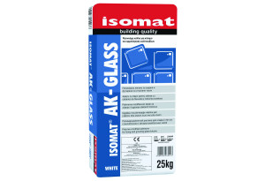 Isomat AK-Glass Κόλλα Υαλότουβλων Λευκή 25kg
