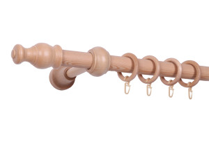 Κουρτινόξυλο Central Home Milano Φ28mm 160cm Φυσικό