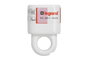 Φις Legrand Διπολικό Θηλυκό Λευκό