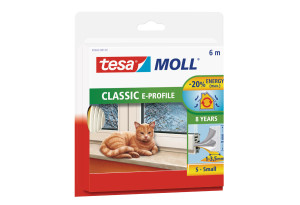 Μονωτικό Πορτών & Παραθύρων Tesamoll Classic E-Profile Λευκό
