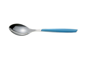 Κουτάλι Γλυκού Inox με Γαλάζια Λαβή