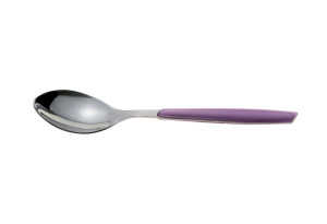 Κουτάλι Γλυκού Inox με Λιλά Λαβή